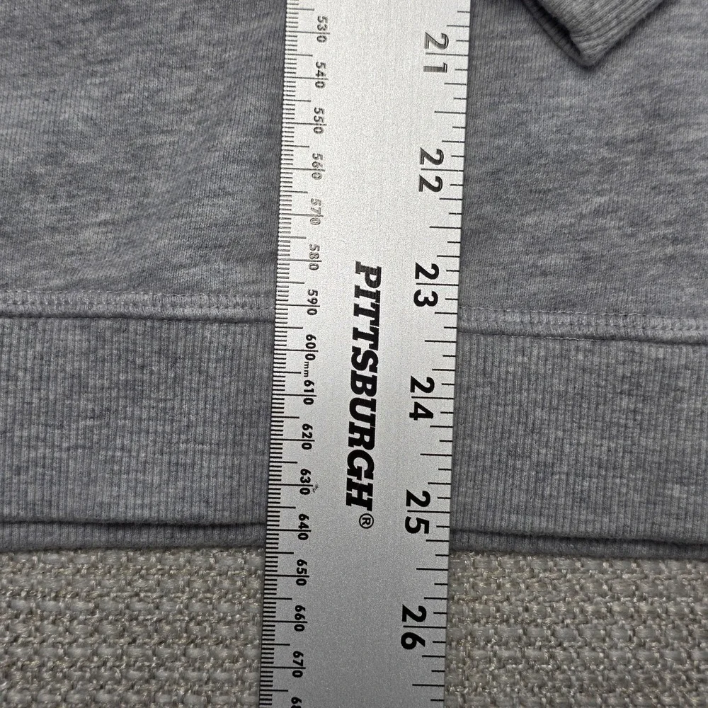 Vineyard Vines Sweater Mens S Gray Collegiate Shep Pullover Zip‎ Mock Sweatshirt